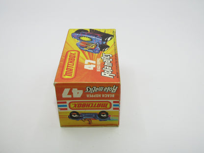 Matchbox Superfast 47B Beach Hopper Met Blue NO LABELS UNPAINTED Base