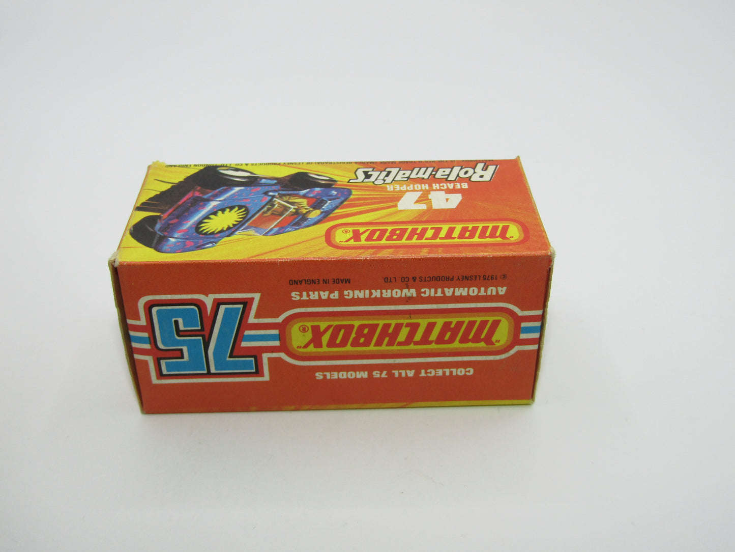 Matchbox Superfast 47B Beach Hopper Met Blue NO LABELS UNPAINTED Base
