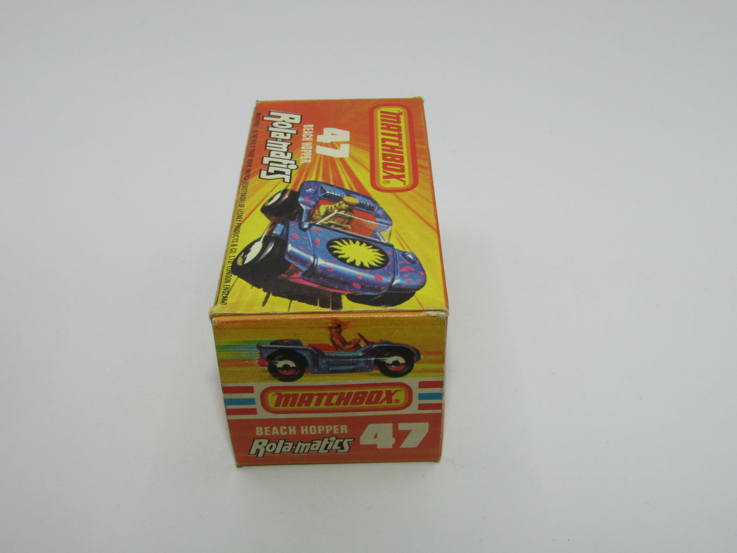 Matchbox Superfast 47B Beach Hopper Met Blue NO LABELS UNPAINTED Base