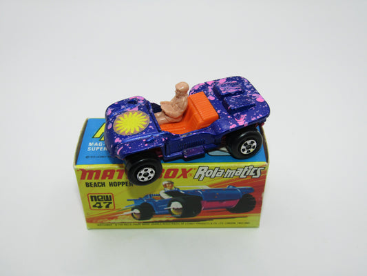 Matchbox Superfast 47B Beach Hopper PINK Driver, Dark Pink Base