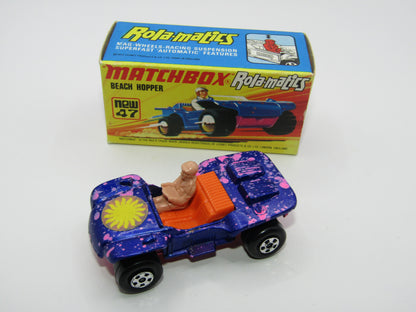 Matchbox Superfast 47B Beach Hopper PINK Driver, Dark Pink Base