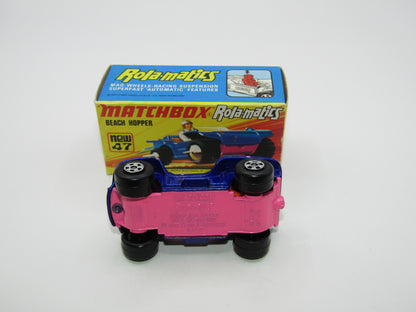 Matchbox Superfast 47B Beach Hopper PINK Driver, Dark Pink Base