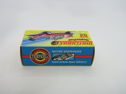 Matchbox Superfast 64B Slingshot Dragster Steel Blue "3" Label