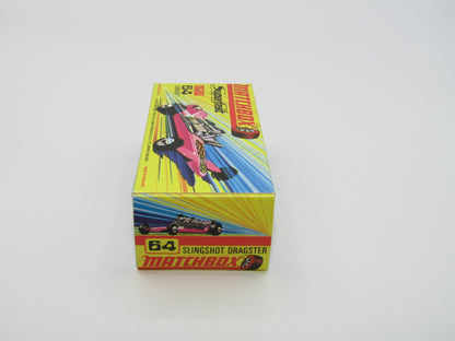Matchbox Superfast 64B Slingshot Dragster Steel Blue "3" Label
