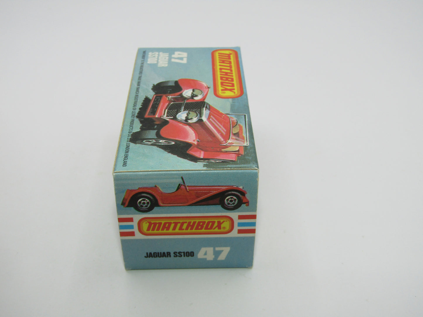 Matchbox Superfast 47D SS100 Jaguar Black Plastic Base