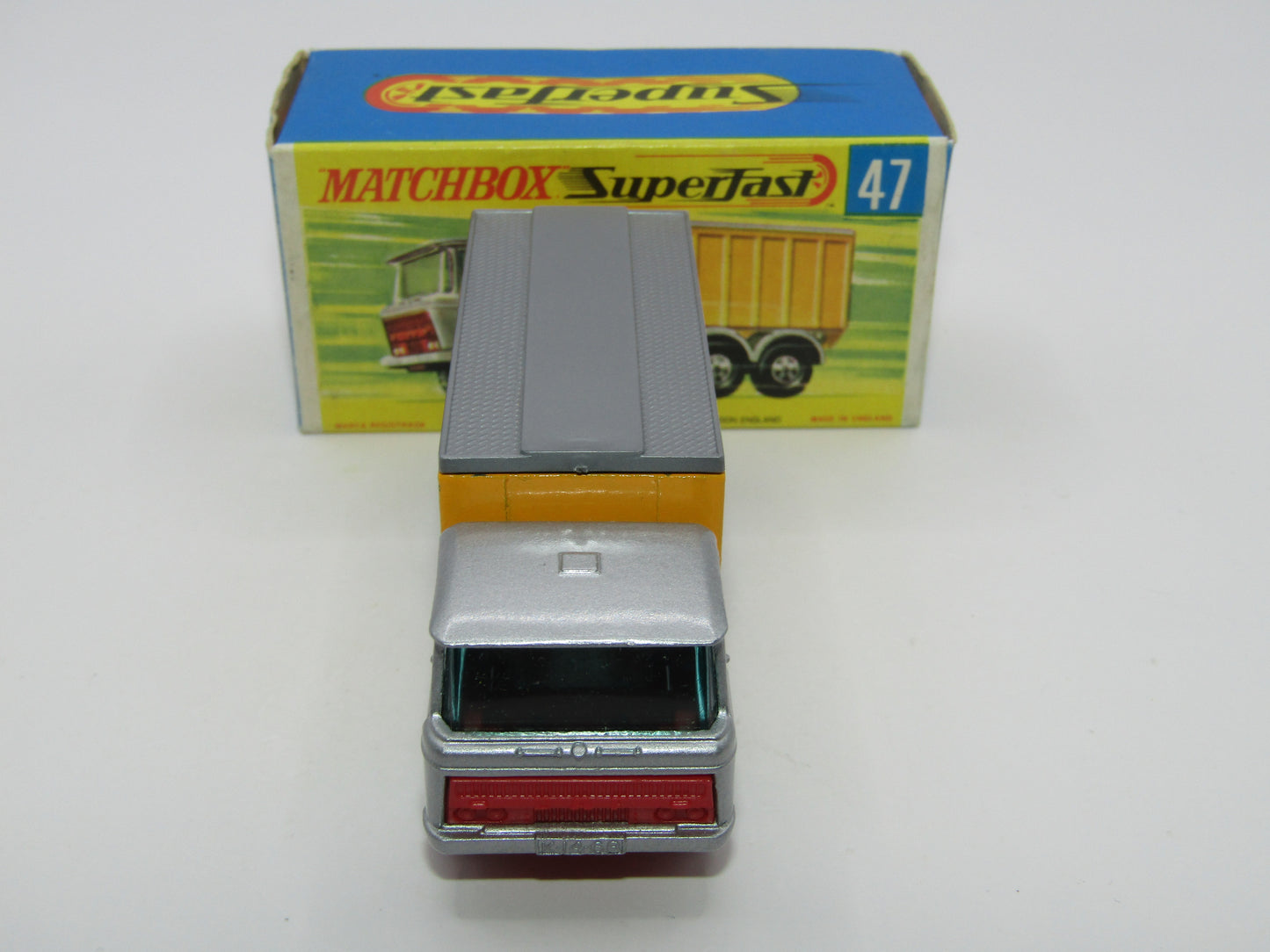 Matchbox Superfast 47A Daf Tipper Container Truck Hollow Wheels