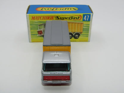 Matchbox Superfast 47A Daf Tipper Container Truck Hollow Wheels