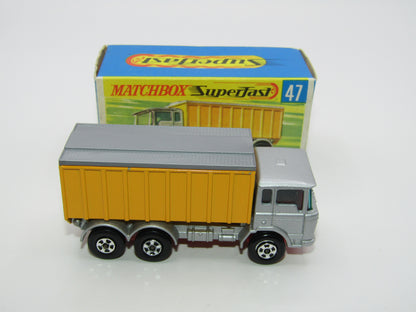 Matchbox Superfast 47A Daf Tipper Container Truck Hollow Wheels