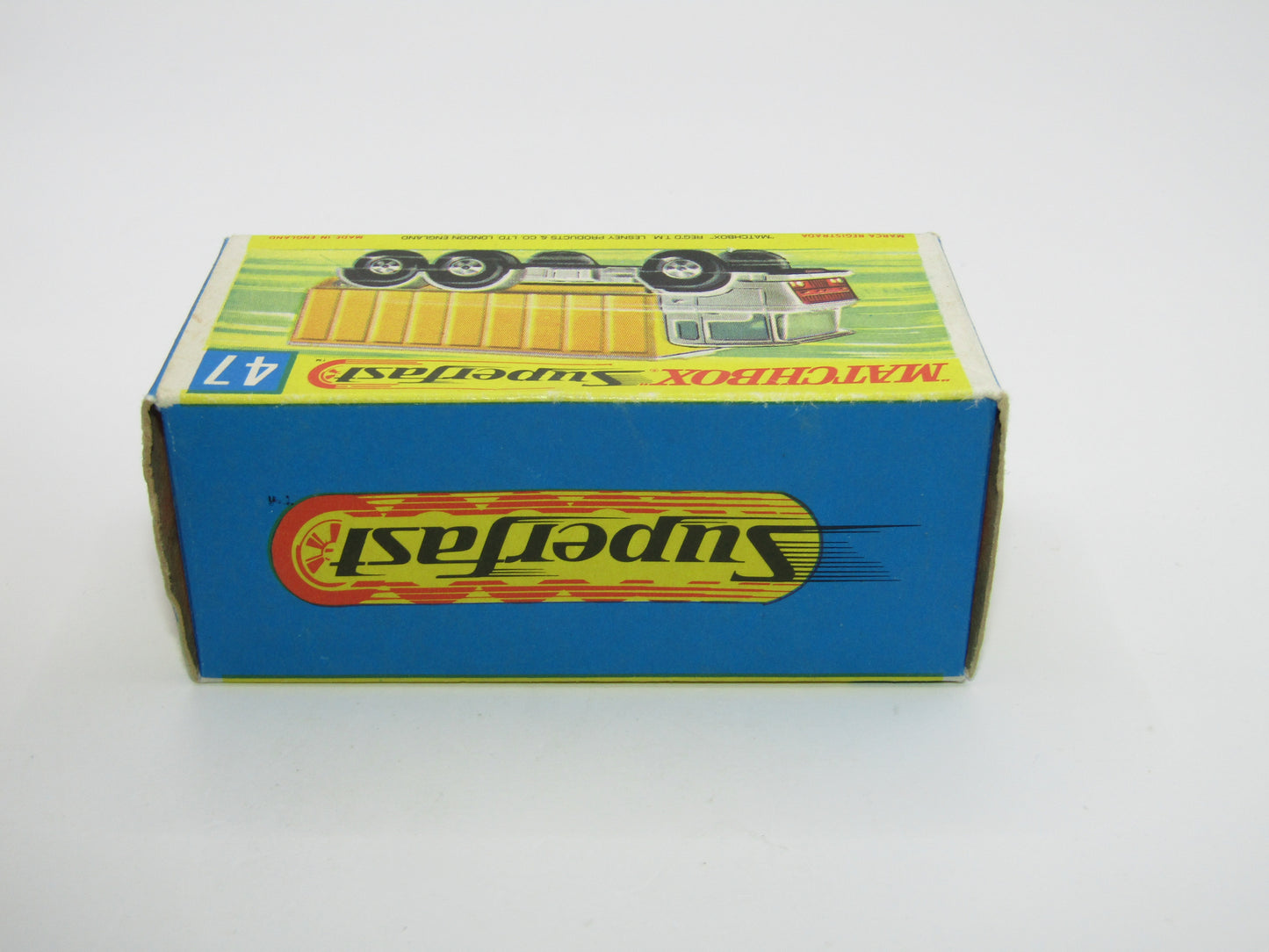 Matchbox Superfast 47A Daf Tipper Container Truck Hollow Wheels