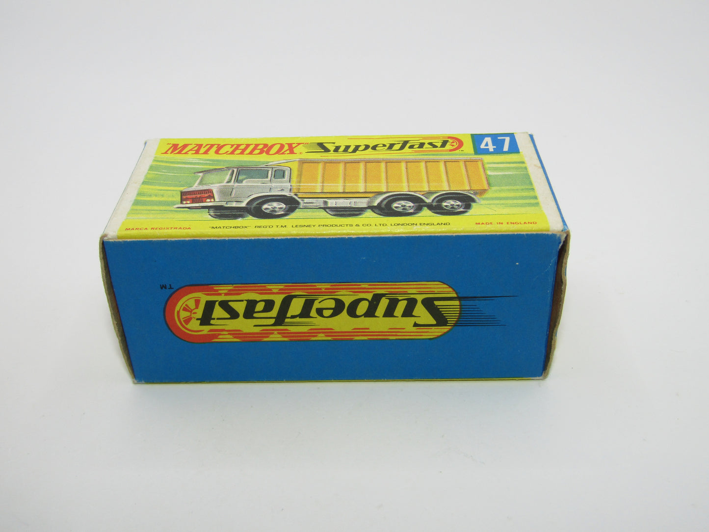 Matchbox Superfast 47A Daf Tipper Container Truck Hollow Wheels