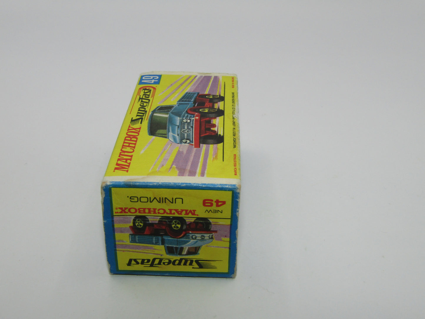 Matchbox Superfast 49A Unimog Turquoise Blue Regular Wheels Colour