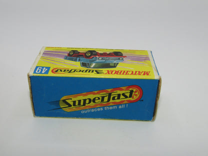 Matchbox Superfast 49A Unimog Turquoise Blue Regular Wheels Colour