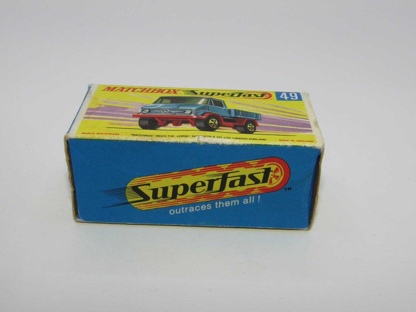 Matchbox Superfast 49A Unimog Turquoise Blue Regular Wheels Colour