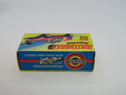 Matchbox Superfast 64B Slingshot Dragster DARK PINK Black Engine Pipes