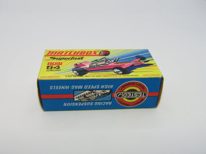Matchbox Superfast 64B Slingshot Dragster DARK PINK Black Engine Pipes