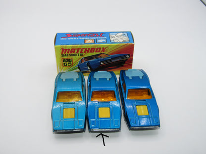 Matchbox Superfast 65A Saab Sonett III Medium Metallic Blue