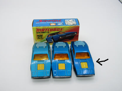 Matchbox Superfast 65A Saab Sonett III DARK Metallic Blue