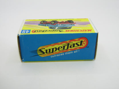 Matchbox Superfast 49A Unimog Olive Green, BRIGHT Green Star Label
