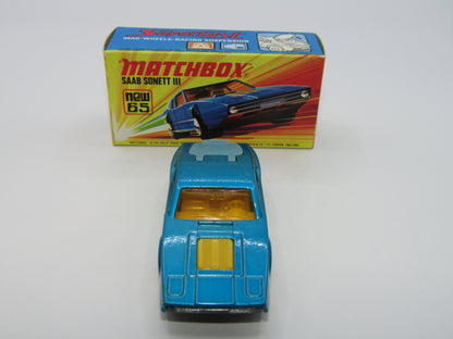 Matchbox Superfast 65A Saab Sonett III Pale Metallic Blue