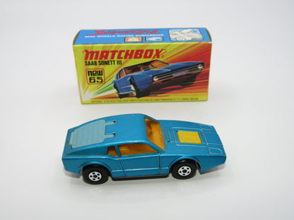 Matchbox Superfast 65A Saab Sonett III Pale Metallic Blue