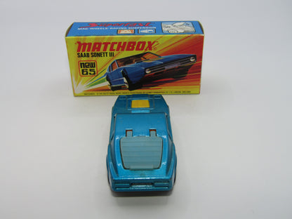 Matchbox Superfast 65A Saab Sonett III Pale Metallic Blue