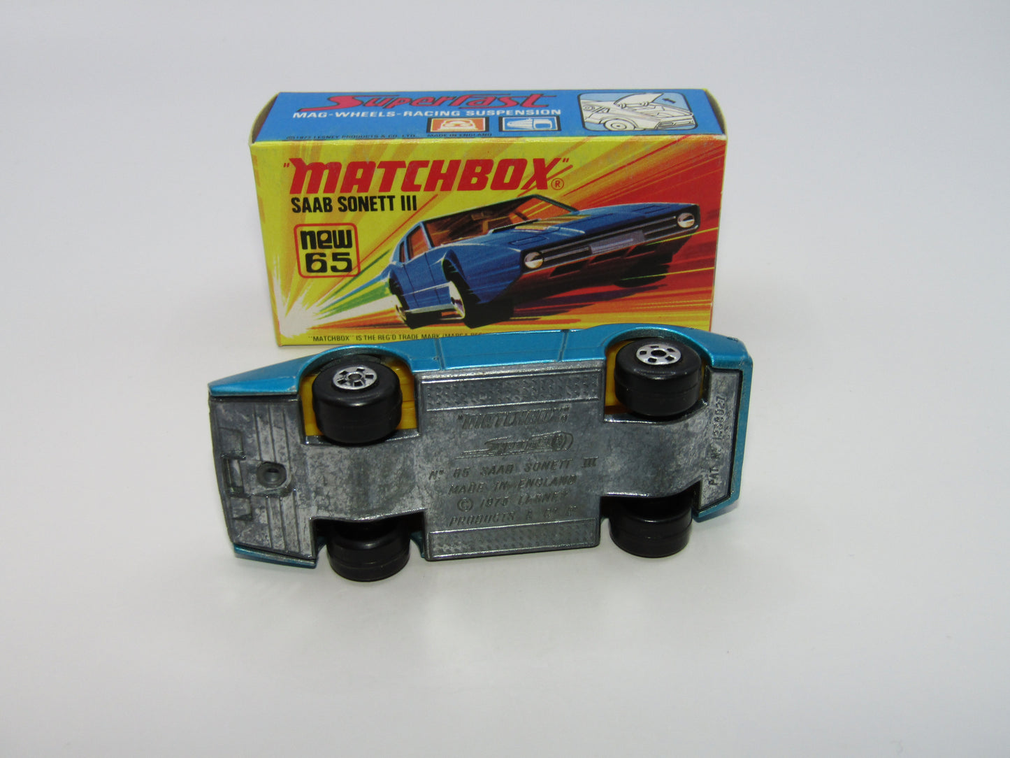 Matchbox Superfast 65A Saab Sonett III Pale Metallic Blue