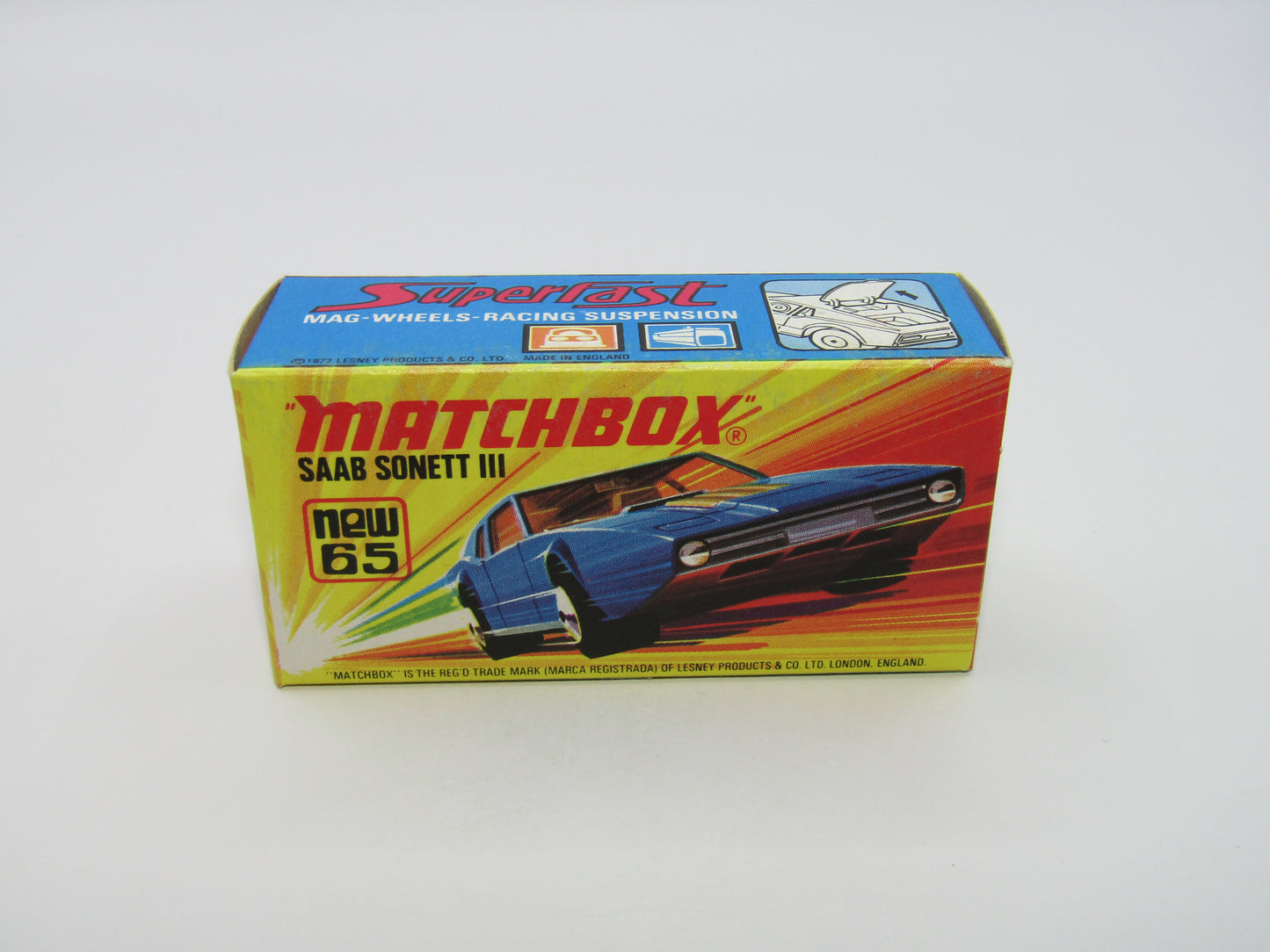 Matchbox Superfast 65A Saab Sonett III Pale Metallic Blue