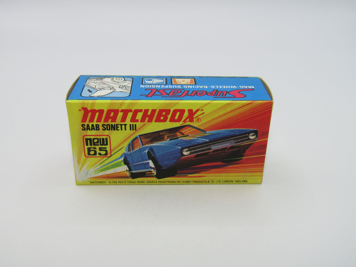 Matchbox Superfast 65A Saab Sonett III Pale Metallic Blue