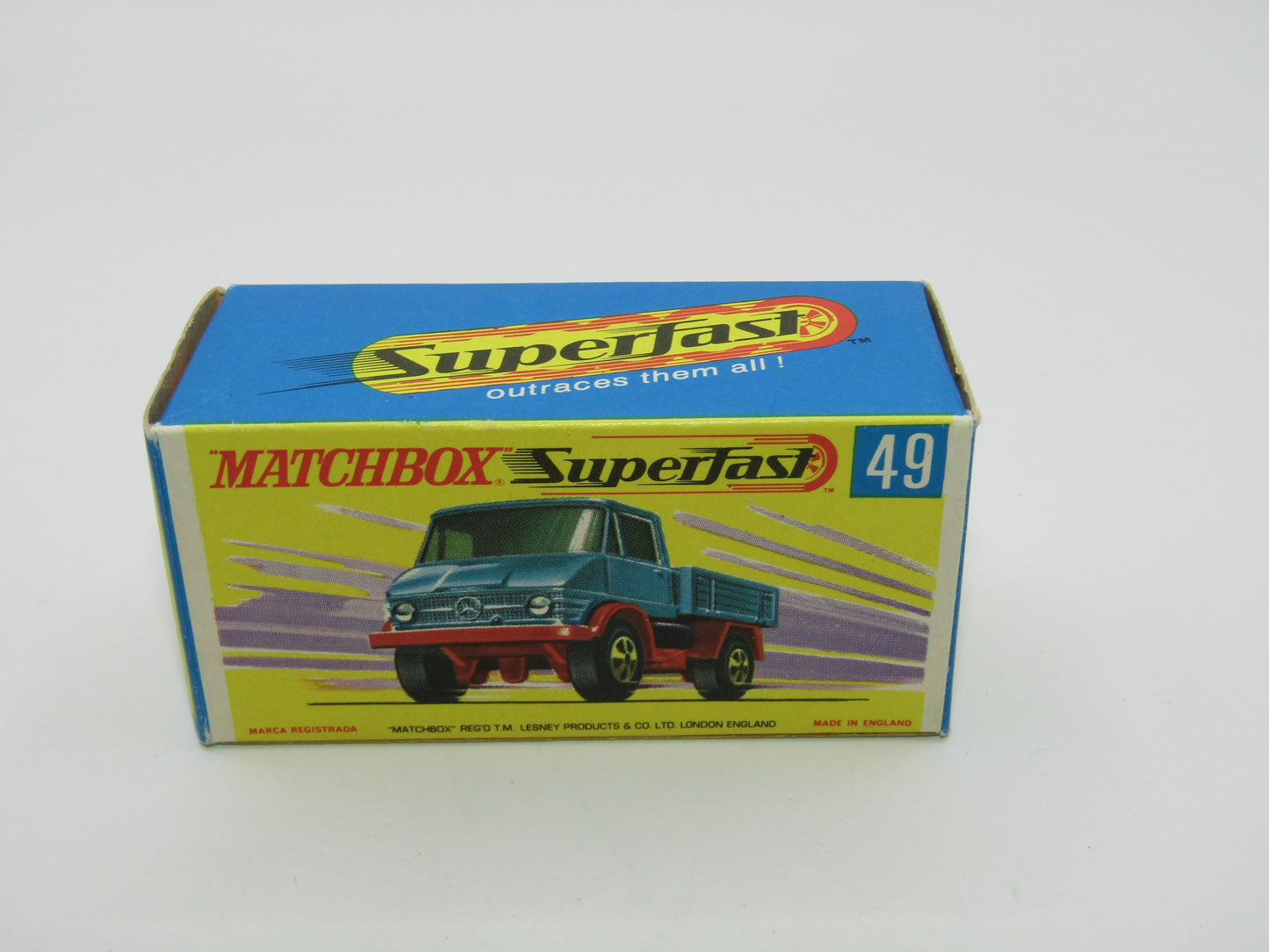 Matchbox Superfast 49A Unimog Olive Green, OLIVE Green Star Label