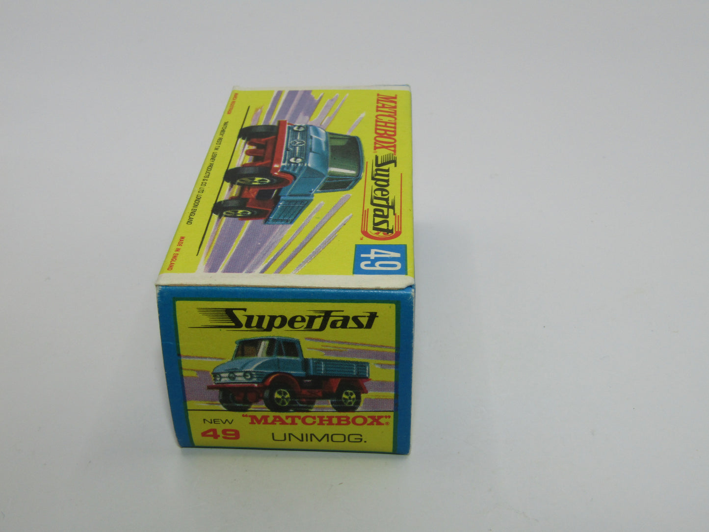 Matchbox Superfast 49A Unimog Olive Green, OLIVE Green Star Label