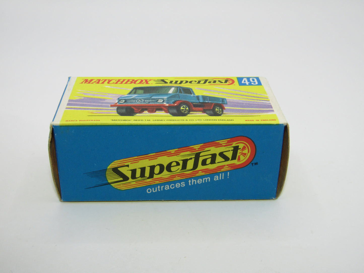 Matchbox Superfast 49A Unimog Olive Green, OLIVE Green Star Label