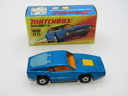 Matchbox Superfast 65A Saab Sonett III Medium Metallic Blue