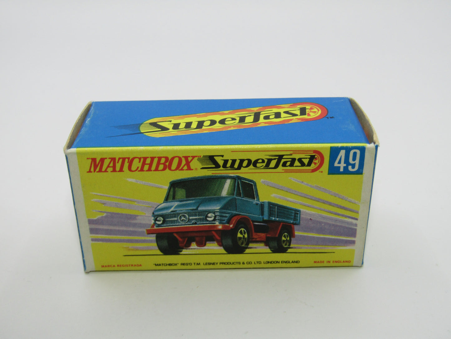 Matchbox Superfast 49A Unimog Olive Green, A Label with Gun Pack