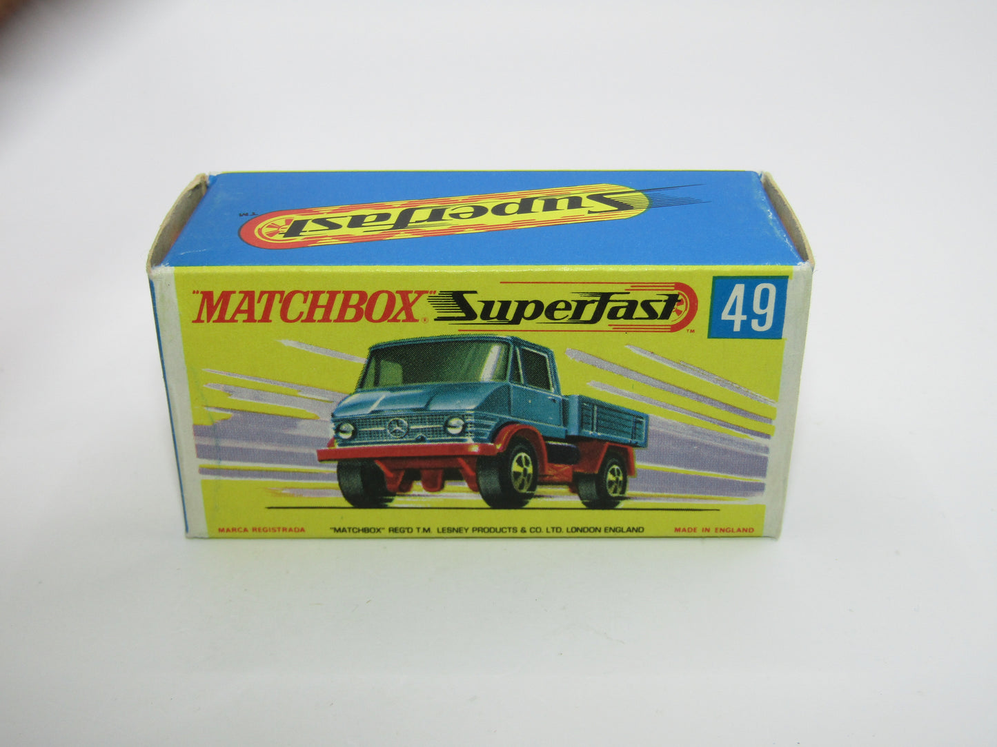 Matchbox Superfast 49A Unimog Olive Green, A Label with Gun Pack