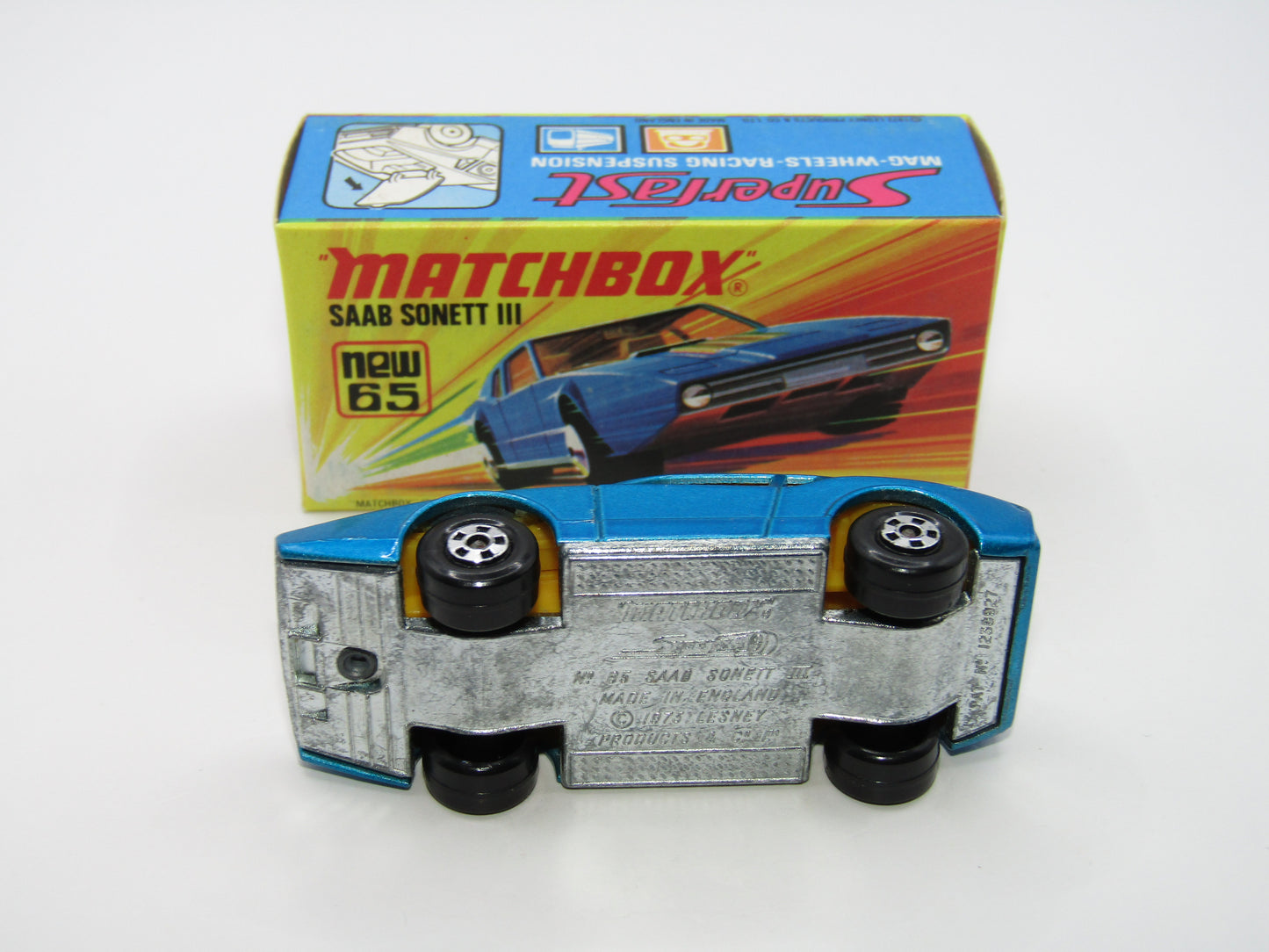 Matchbox Superfast 65A Saab Sonett III Medium Metallic Blue