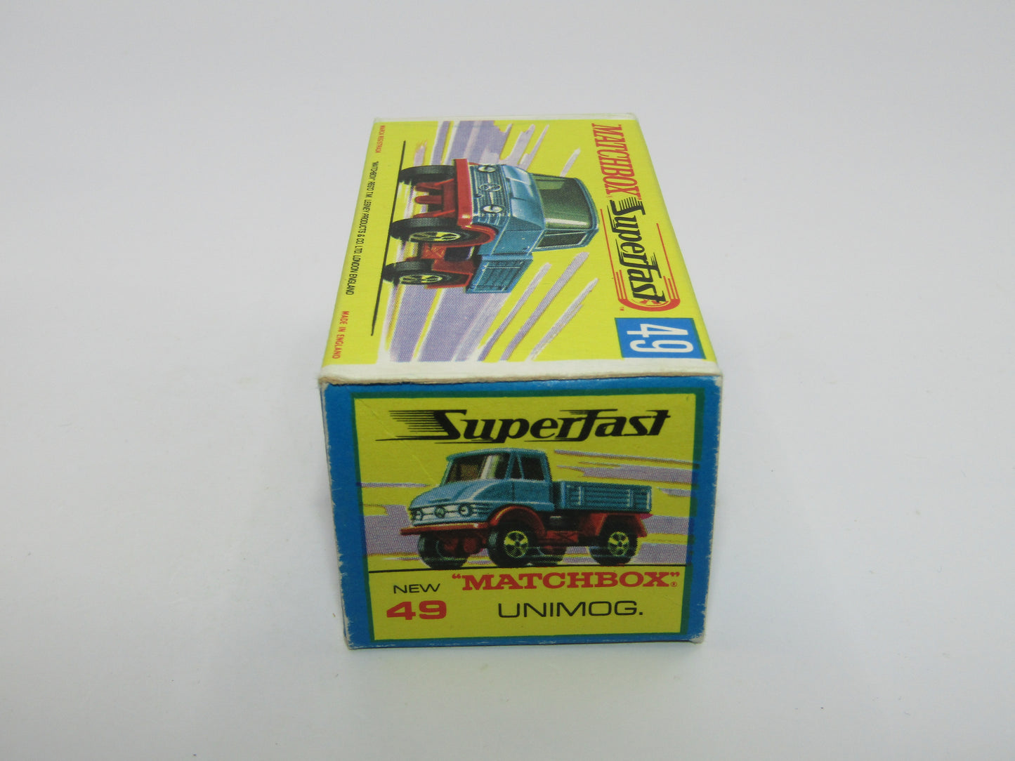 Matchbox Superfast 49A Unimog Olive Green, A Label with Gun Pack