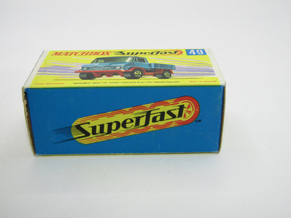 Matchbox Superfast 49A Unimog Olive Green, A Label with Gun Pack