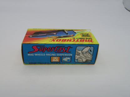 Matchbox Superfast 65A Saab Sonett III Medium Metallic Blue