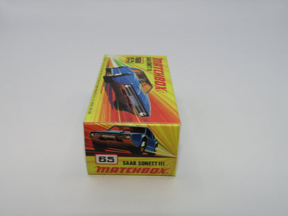 Matchbox Superfast 65A Saab Sonett III Medium Metallic Blue