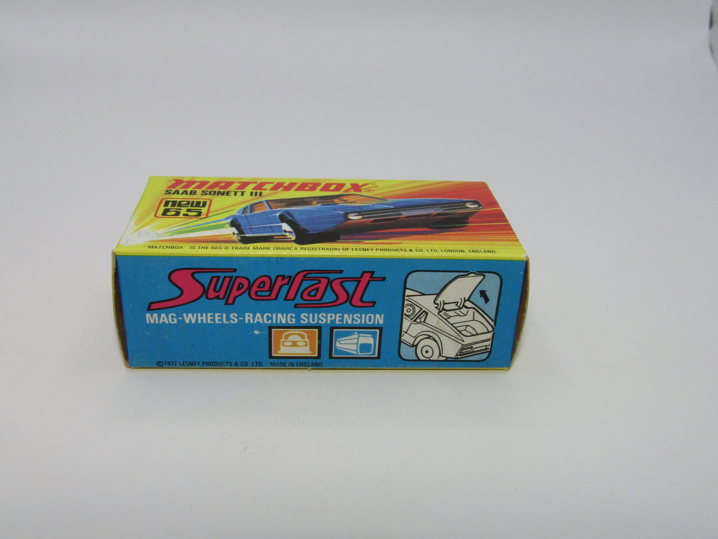 Matchbox Superfast 65A Saab Sonett III Medium Metallic Blue