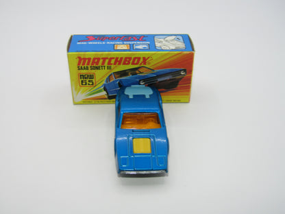 Matchbox Superfast 65A Saab Sonett III DARK Metallic Blue
