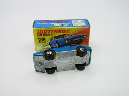 Matchbox Superfast 65A Saab Sonett III DARK Metallic Blue