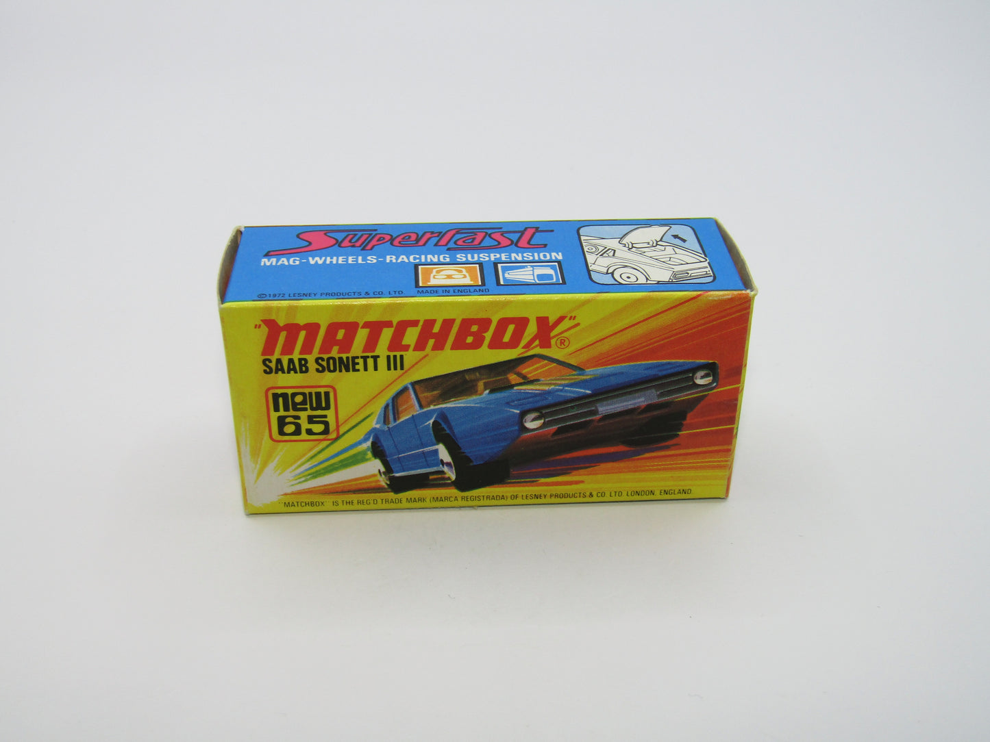 Matchbox Superfast 65A Saab Sonett III DARK Metallic Blue