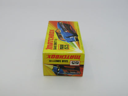 Matchbox Superfast 65A Saab Sonett III DARK Metallic Blue