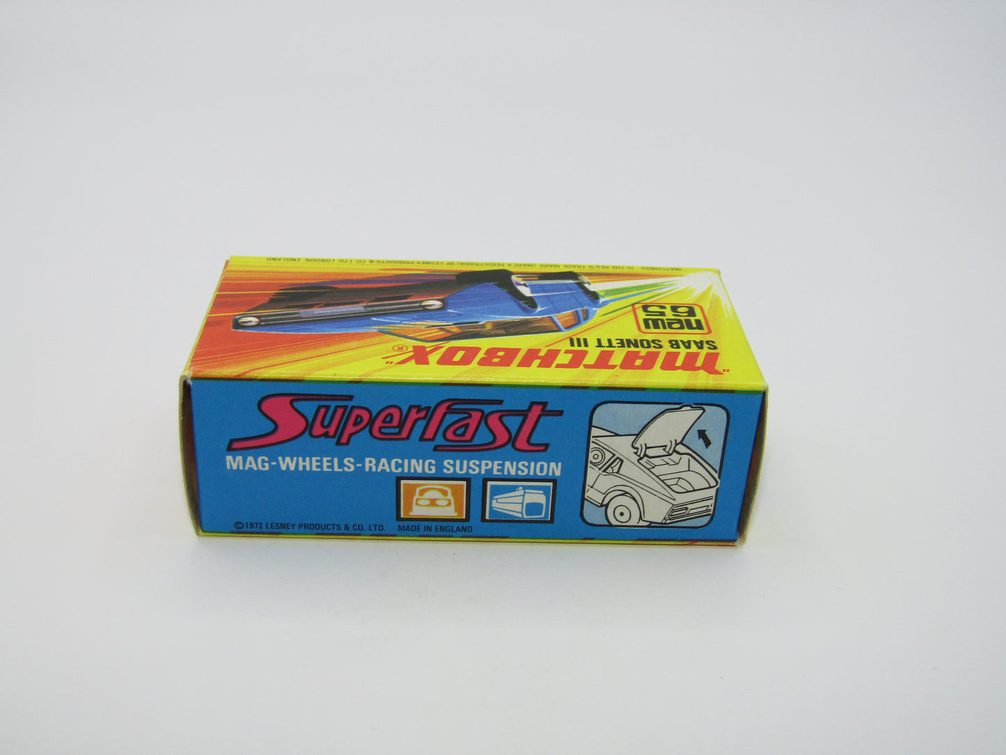 Matchbox Superfast 65A Saab Sonett III DARK Metallic Blue
