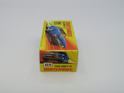 Matchbox Superfast 65A Saab Sonett III DARK Metallic Blue