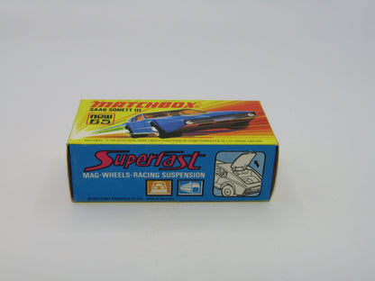 Matchbox Superfast 65A Saab Sonett III DARK Metallic Blue