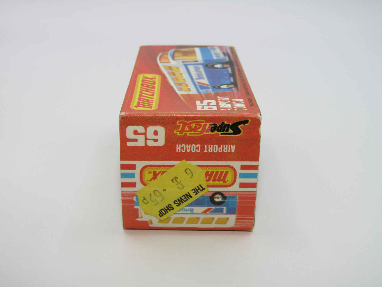 Matchbox Superfast 65B Airport Coach Alitalia Silver Base