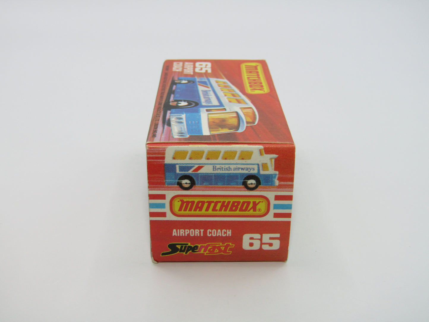 Matchbox Superfast 65B Airport Coach Alitalia Silver Base