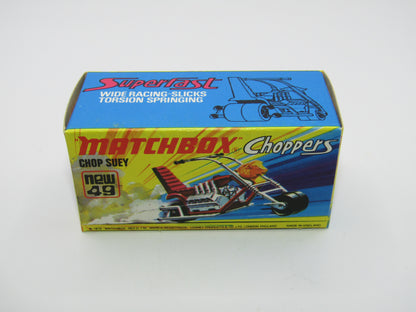Matchbox Superfast 49B Chop Suey Magenta Maroon Handlebars